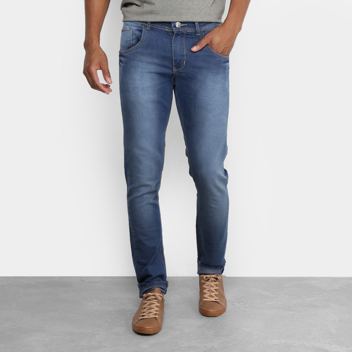 calça jeans zamany masculina