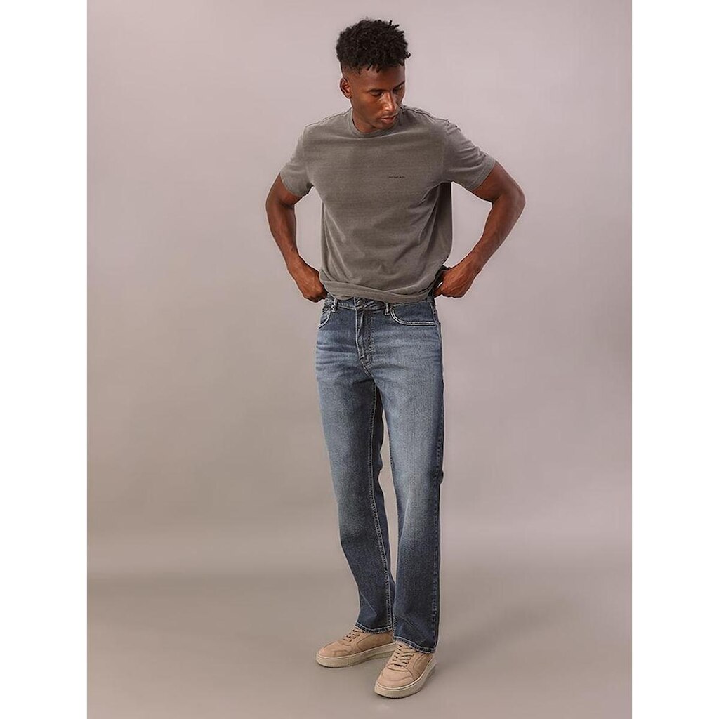 Calça Jeans Straight 5 Pockets