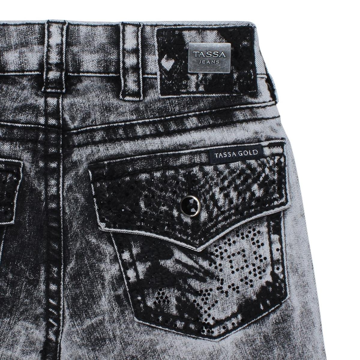 Tassa Feminina Bordada CalÃ§a Tassa Gold Boot Cut Bordada CALÇA