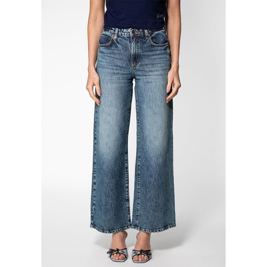 Calça Jeans Wide Leg Azul