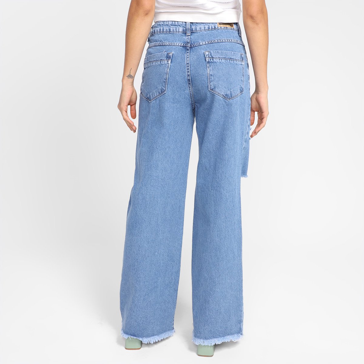Calça Jeans Wide Puidos - TVZ Loja Online Oficial - TVZ