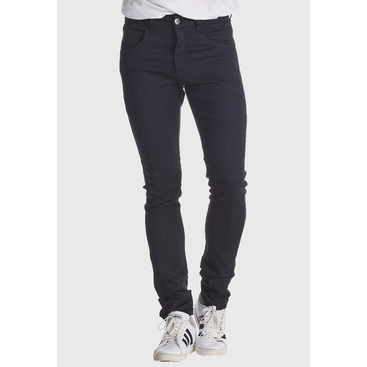 Calça Jeans Zuren Slim Skinny Preta Menor preço em Calça Jeans Zuren Slim Skinny Preta