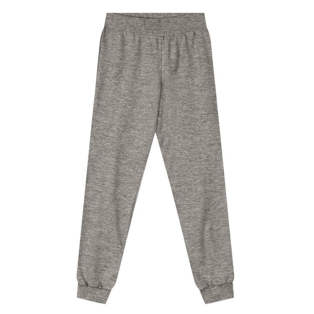 Calça jogger básica infantil menina em moletinho Brandili