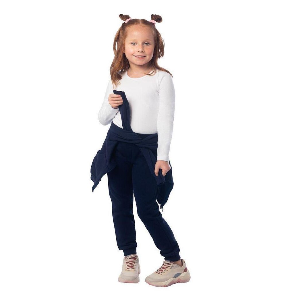 Calça Jogger Brandili Em Moletom Menina Infantil