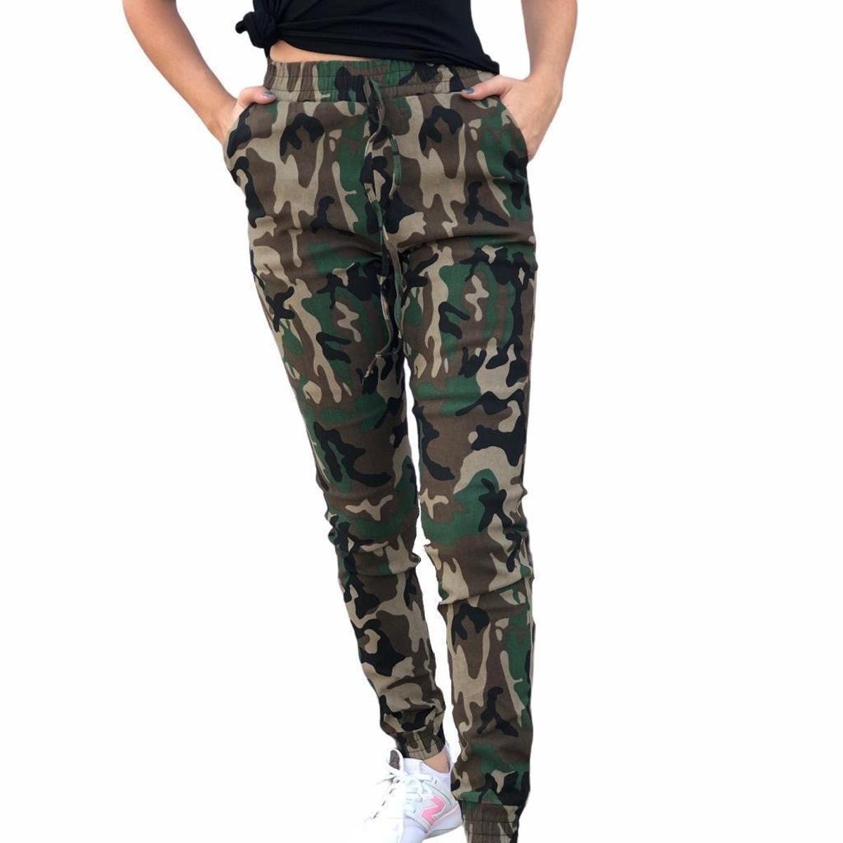 Calça Jogger Cós Alto Feminina Menor preço em Calça Jogger Cós Alto Feminina