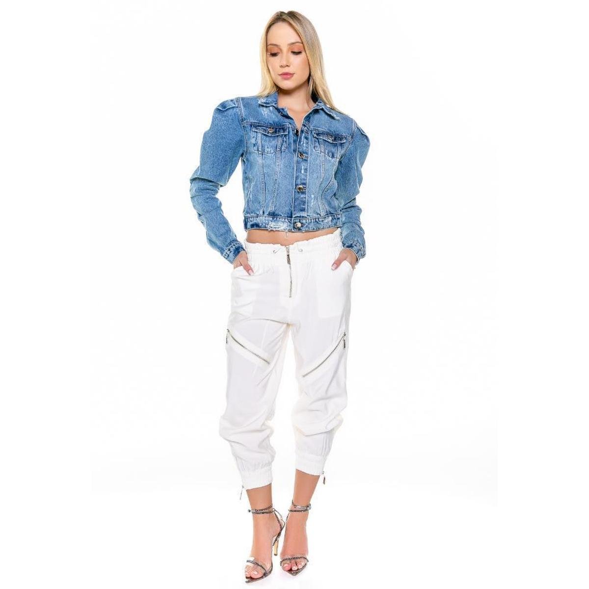 Calça Jogger Em Liocel Caos Feminina Zattini