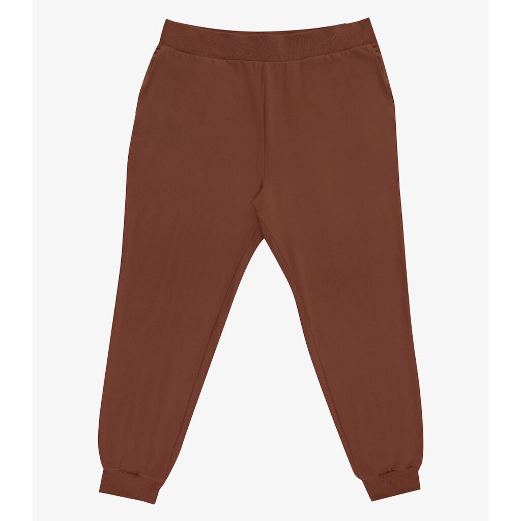Calça Jogger Feminina Plus Size Secret Glam Marrom
