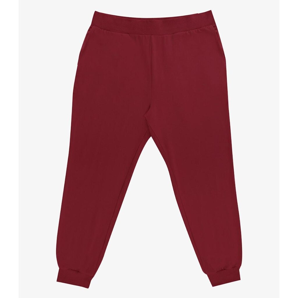 Calça Jogger Feminina Plus Size Secret Glam Vermelho