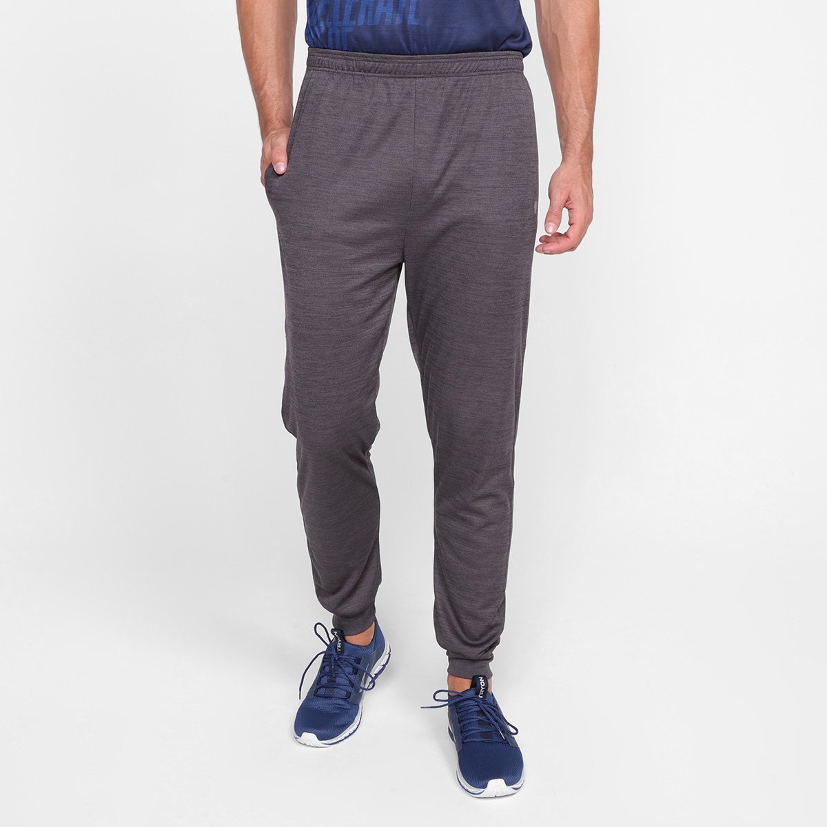 Calça Jogger Gonew Workout Masculina - Mescla Escuro Menor preço em Calça Jogger Gonew Workout Masculina - Mescla Escuro