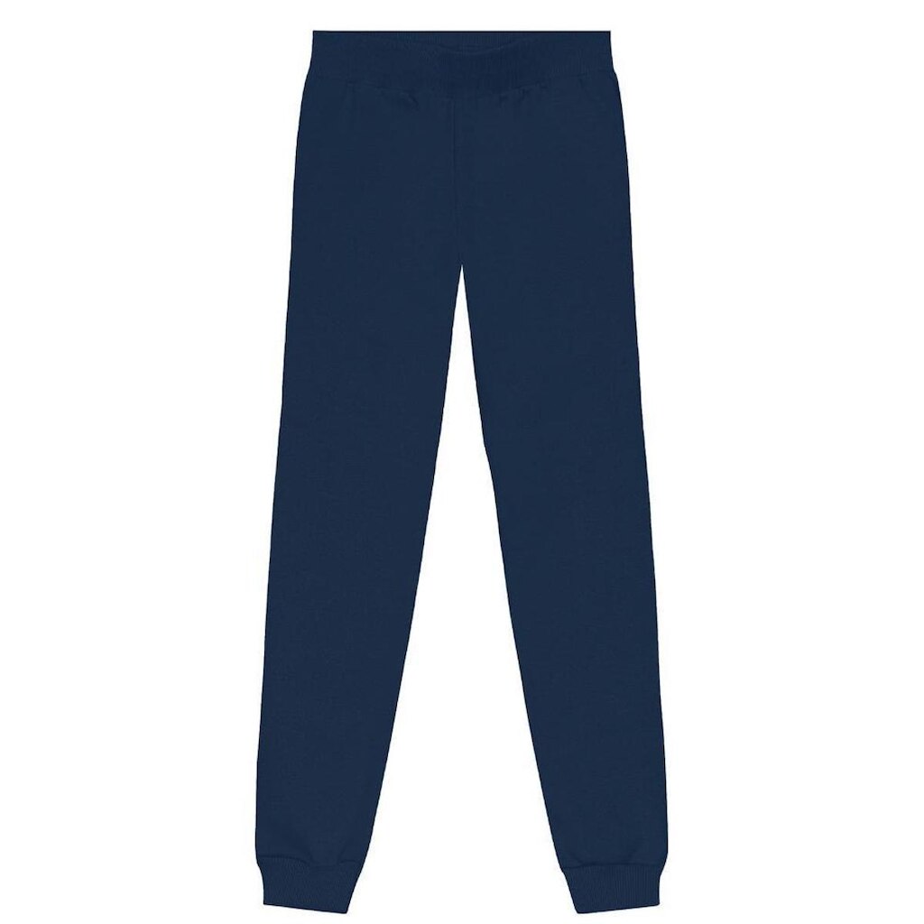 Calça jogger infantil menina em moletom Brandili