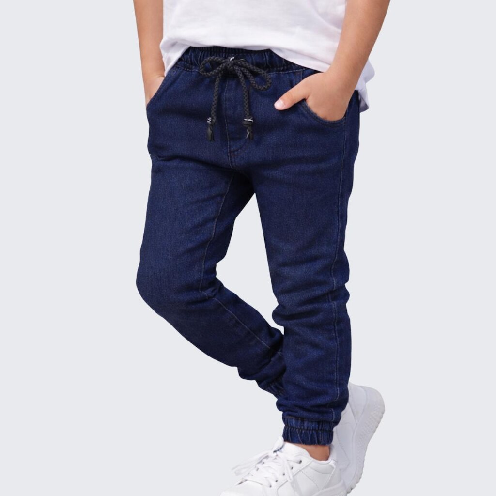 Calça Jogger infantil Menino Com Punho
