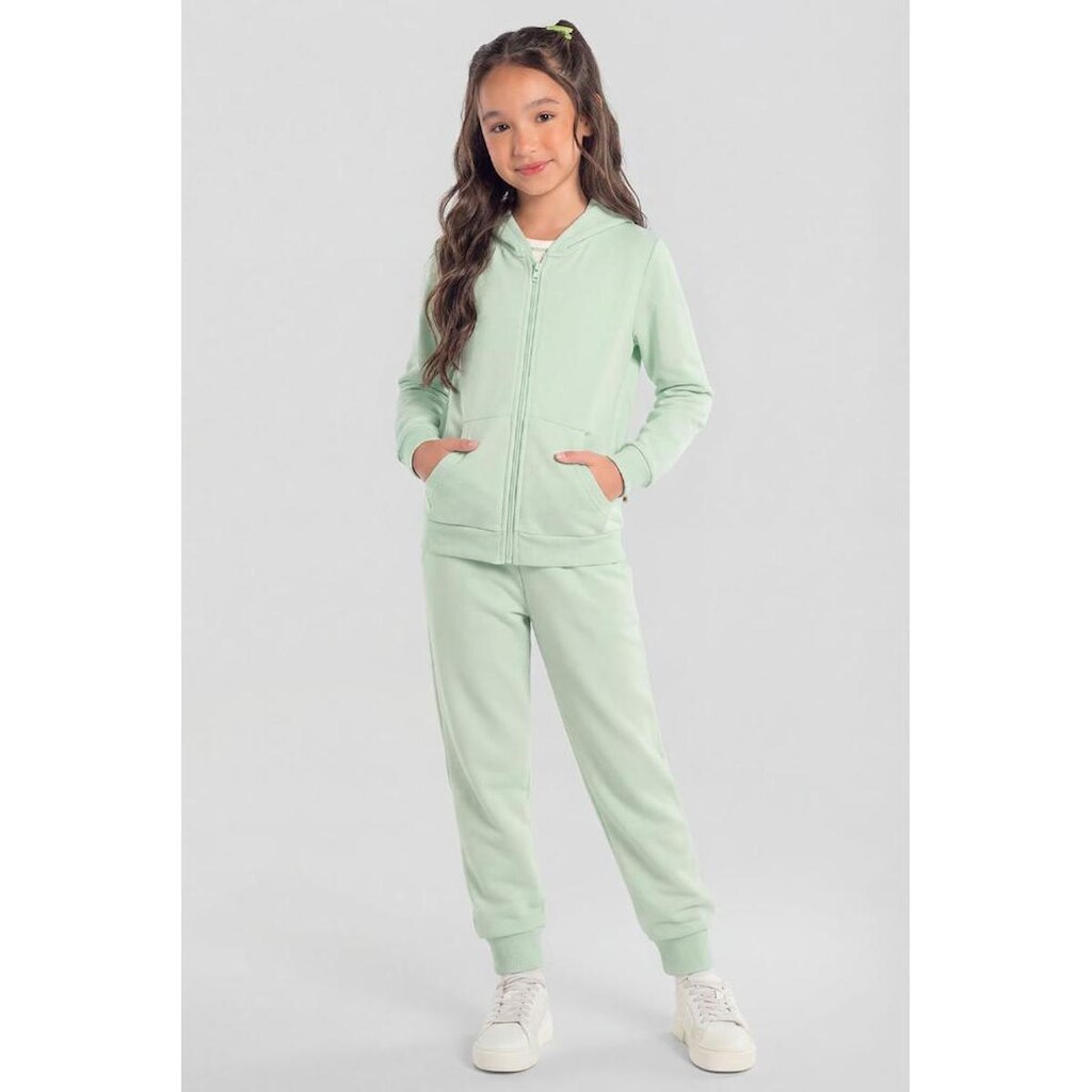 Calça Jogger Infantil Menino Em Moletom Brandili
