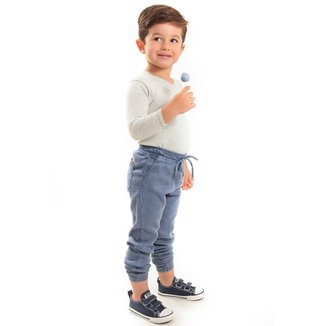 Calça Jogger Menino Azul