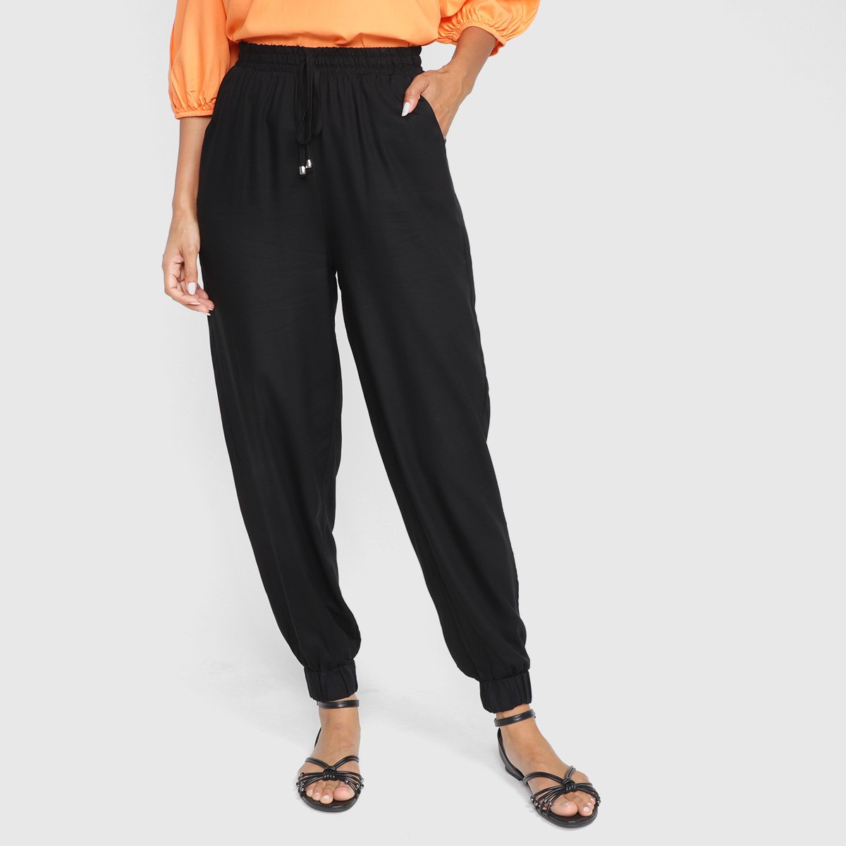 Calça Jogger Mercatto Cintura Alta Feminina - Preto é ruim? Calça Jogger Mercatto Cintura Alta Feminina - Preto é boa?