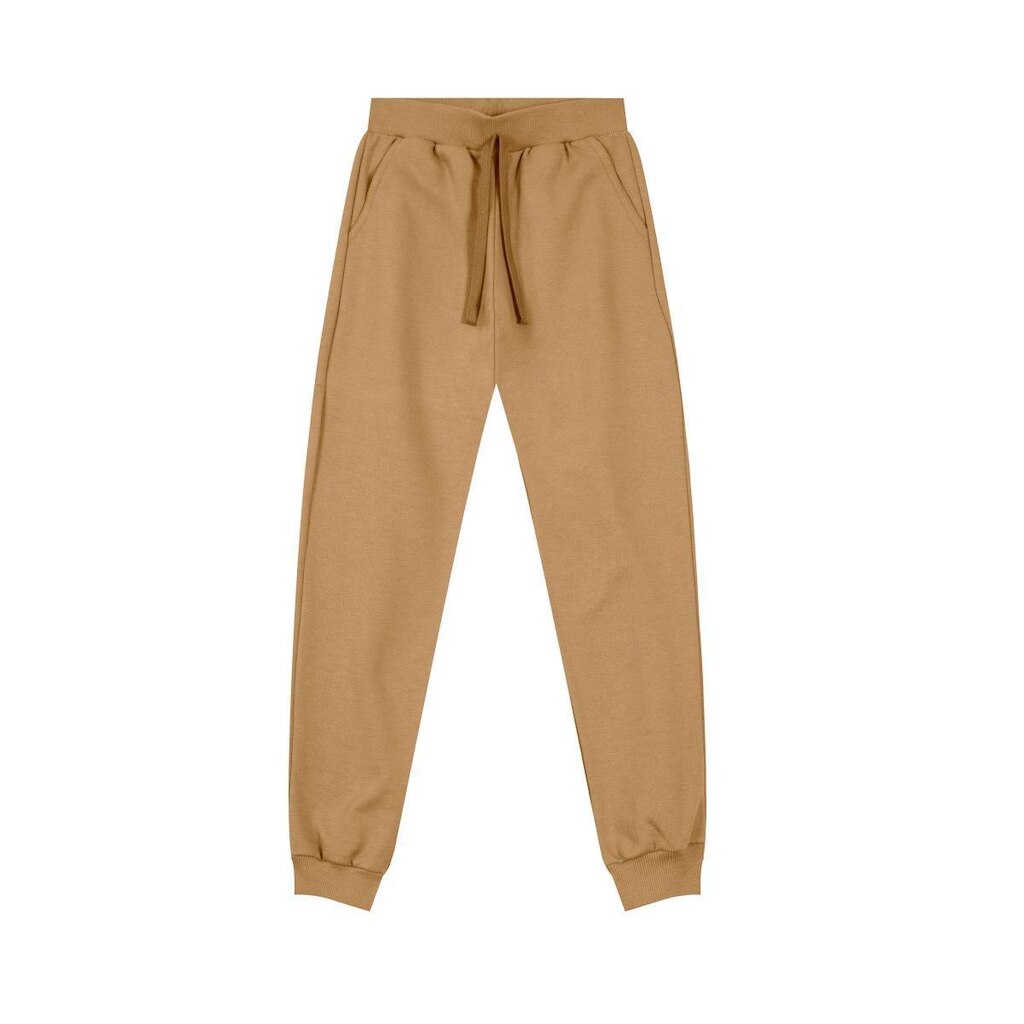 Calça Jogger Moletinho Taupe Infantil Menino Brandili