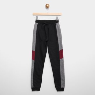 Calça Jogger Moletom Brandili Mundi Estampada Menino