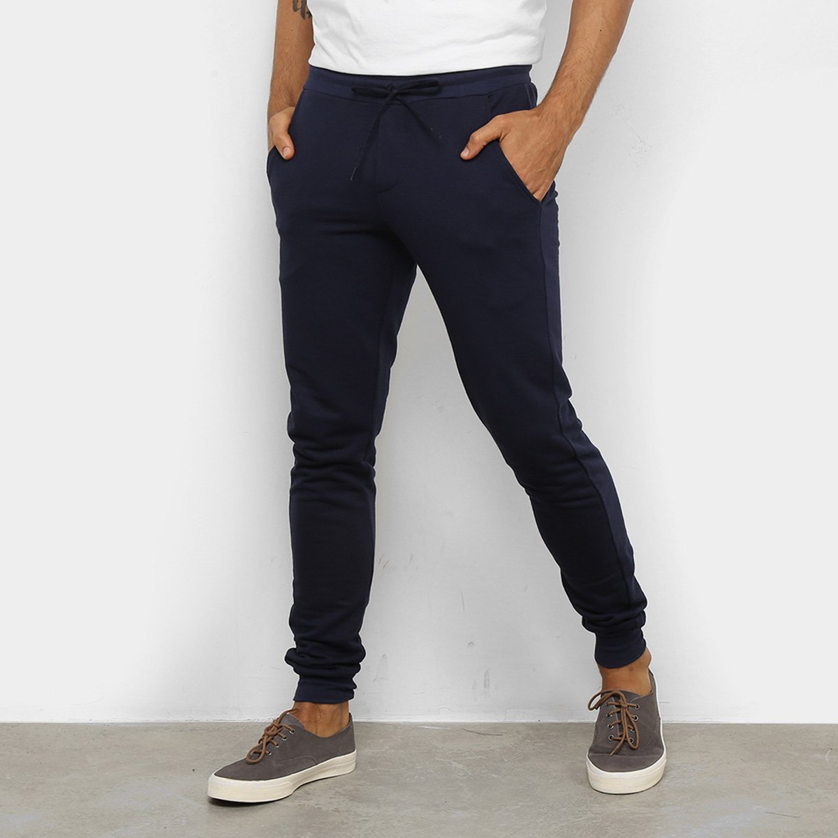 Calça Jogger Moletom Derek Ho Lisa Masculina - Marinho é ruim? Calça Jogger Moletom Derek Ho Lisa Masculina - Marinho é boa?