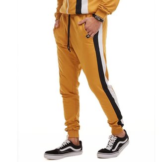 Calça Jogger Sport Brohood Moletom Amarelo