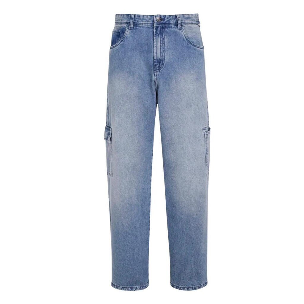 Calça John John Jeans Claro Wide Leg Cargo