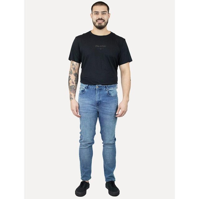 Calça John John Masculina Slim Antuerpio Azul Médio