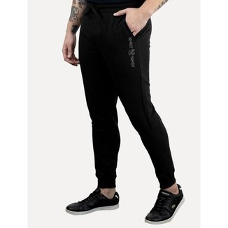 Calça John John Moletom Masculina New Basic Rusty Preta