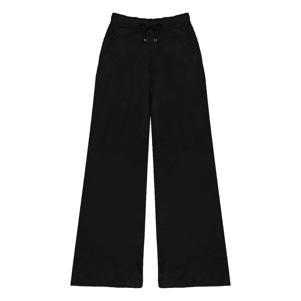Calça Juvenil Feminina Em Viscopoly Glow Minty Preto