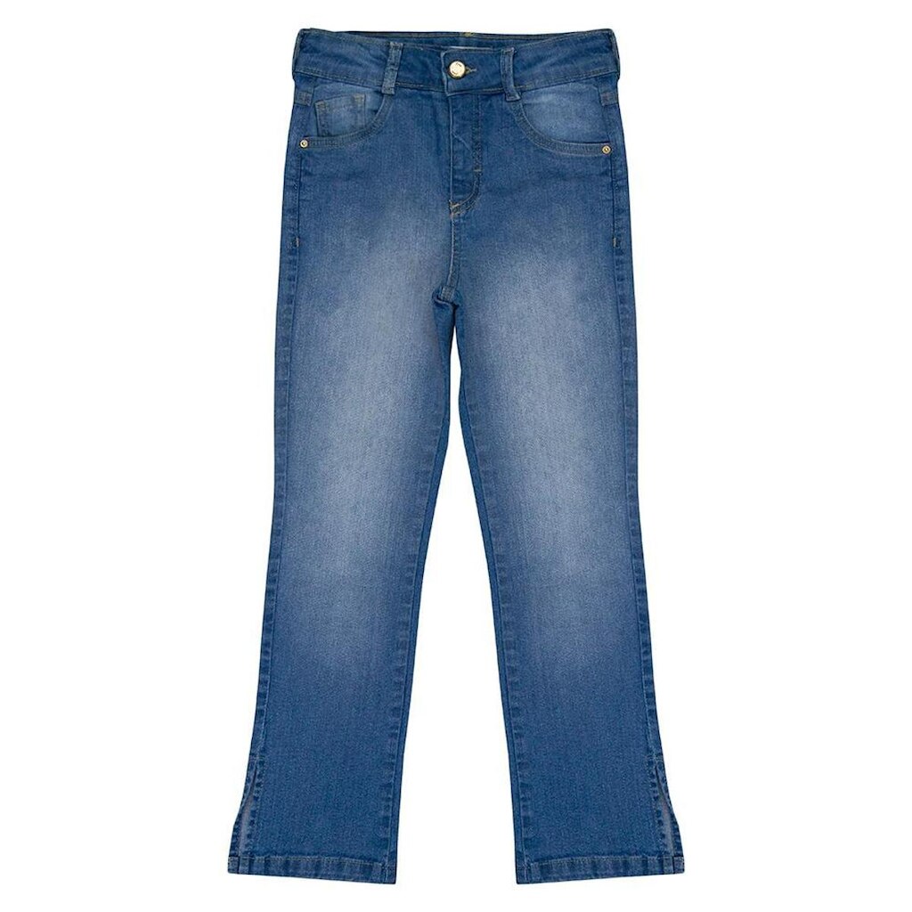 Calça Juvenil Look Jeans Bootcut Jeans - 14 - UNICA