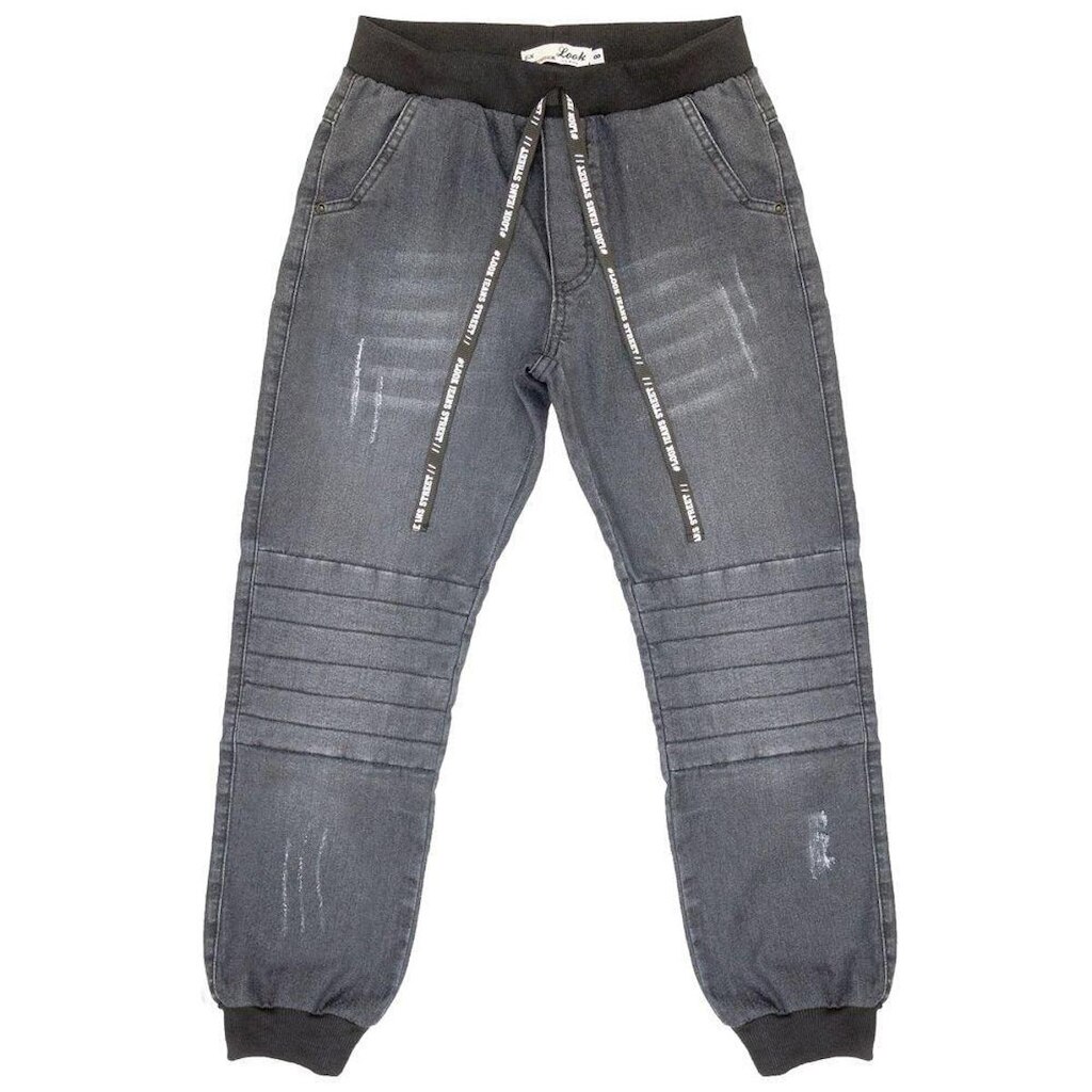 Calça Juvenil Look Jeans Jogger Black - UNICA - 10