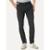 Calça King & Joe Sarja Masculina Slim Plaid Preta - Preto