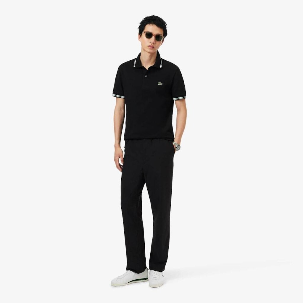 Calça Lacoste Chino em Malha Modelagem Reta Masculina