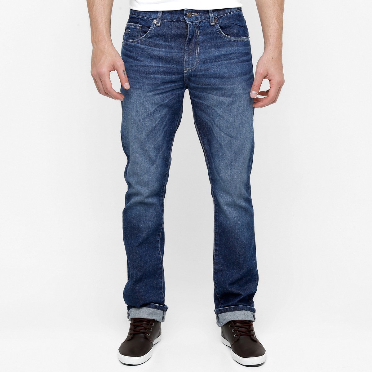 calça lacoste slim fit