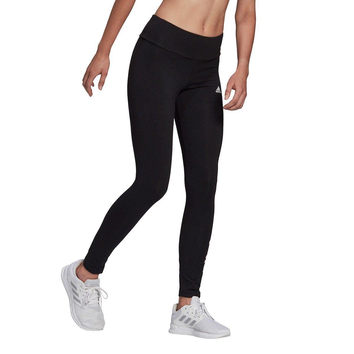Calça Legging Adidas Essentials Linear Feminina Menor preço em Calça Legging Adidas Essentials Linear Feminina