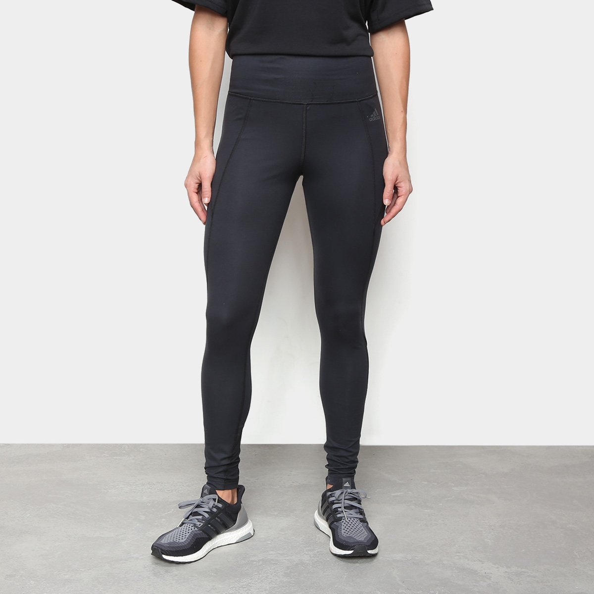 Calça Legging Adidas Feelbrilliant Feminina - Preto Menor preço em Calça Legging Adidas Feelbrilliant Feminina - Preto