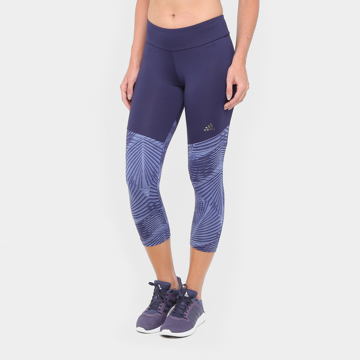 calça legging azul marinho adidas