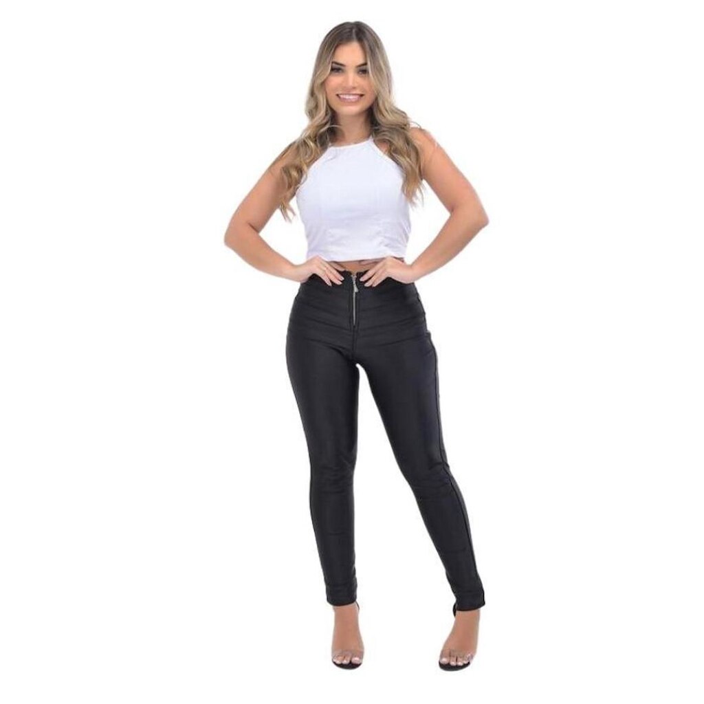 Calça Legging Chapa Barriga e Empina Bumbum – Tecido Prada