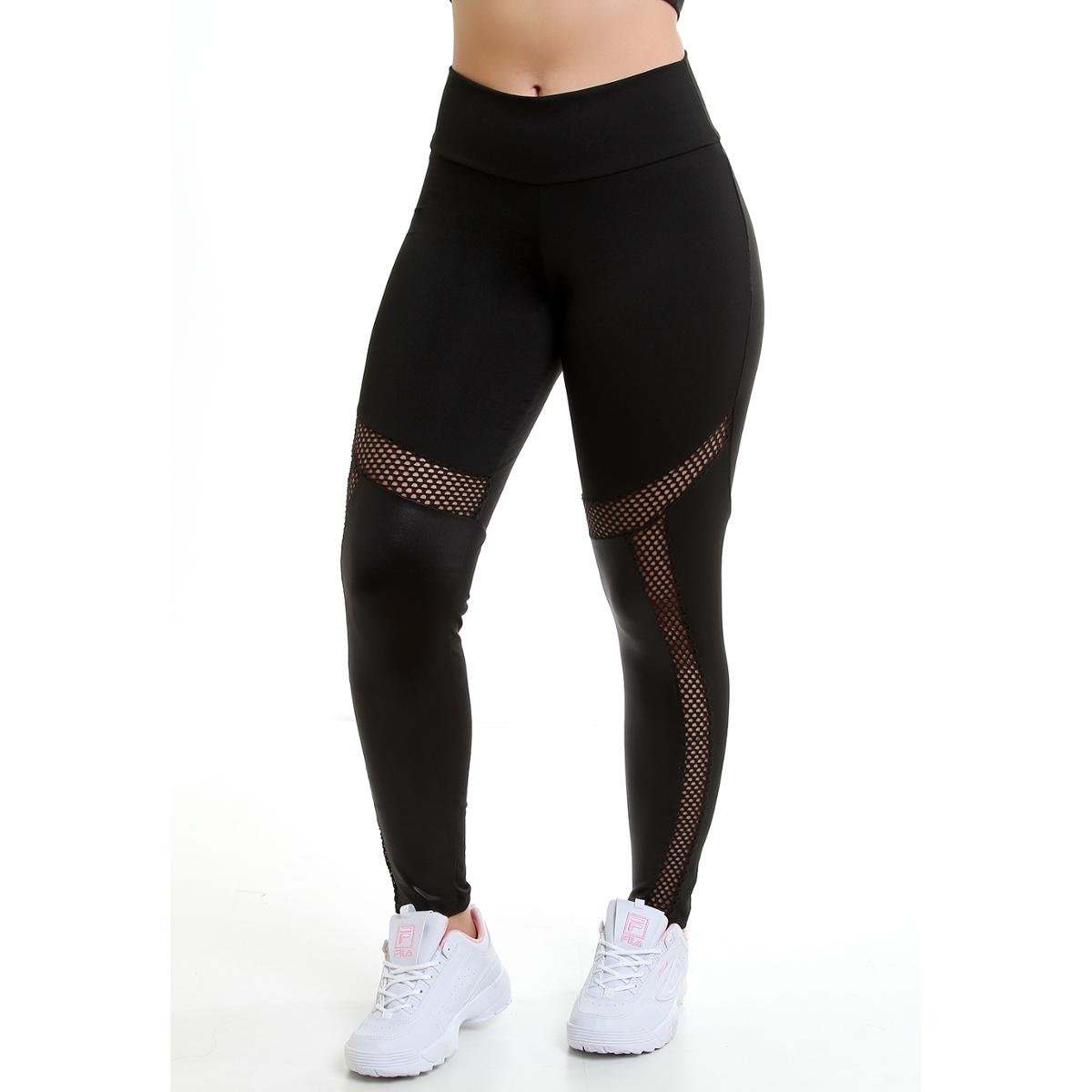 Calça Legging Com Detalhe Cirre e Tela Galvic Feminina é boa?