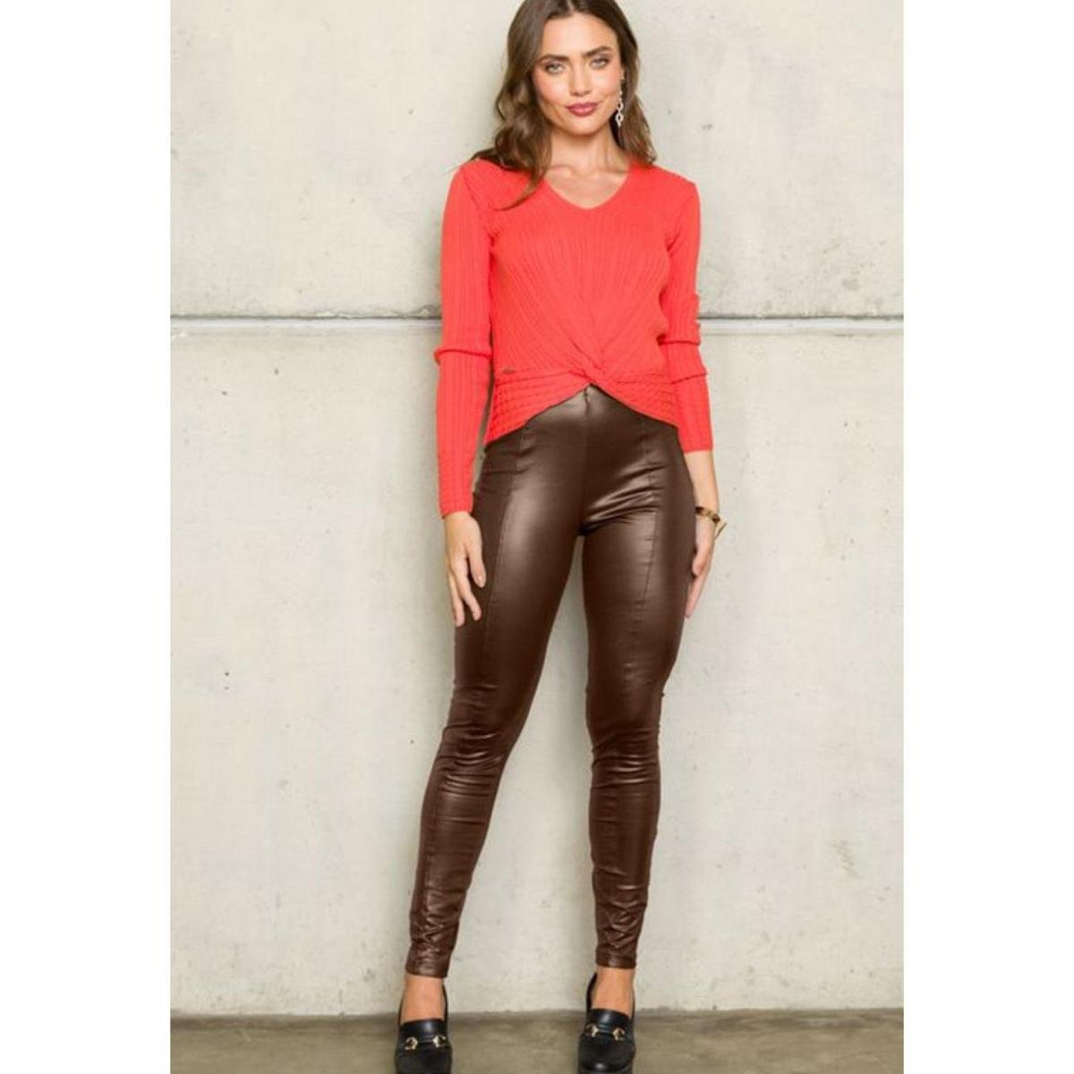 Calca Marrom Feminina Cirre Compre Online Zattini