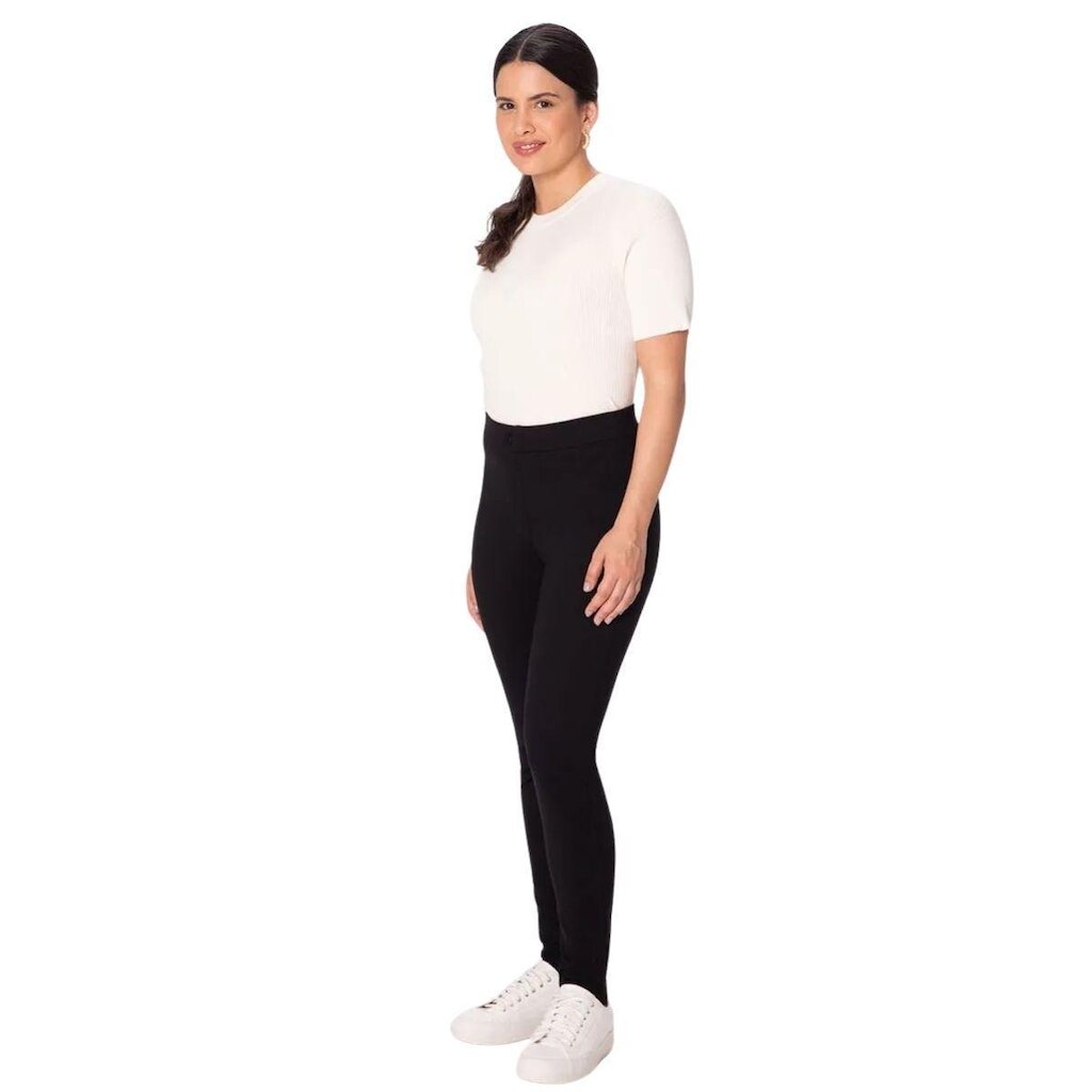 CALÇA LEGGING EM MALHA INTERLOCK - MALWEE