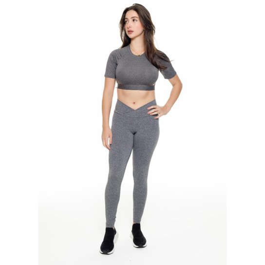Calça Legging Empina e Modela Bumbum United - Preto - M