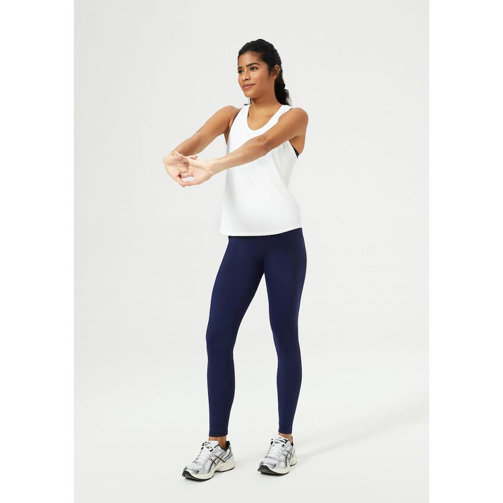 Calça Legging Esportiva Feminina Com Costuras Contrastantes - Verde XG