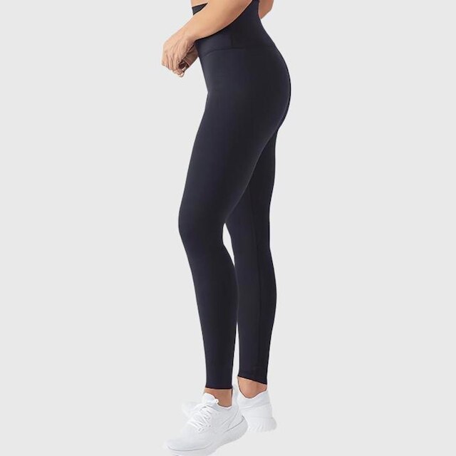 Calça Legging Esportiva Suplex Básica Cós Alto