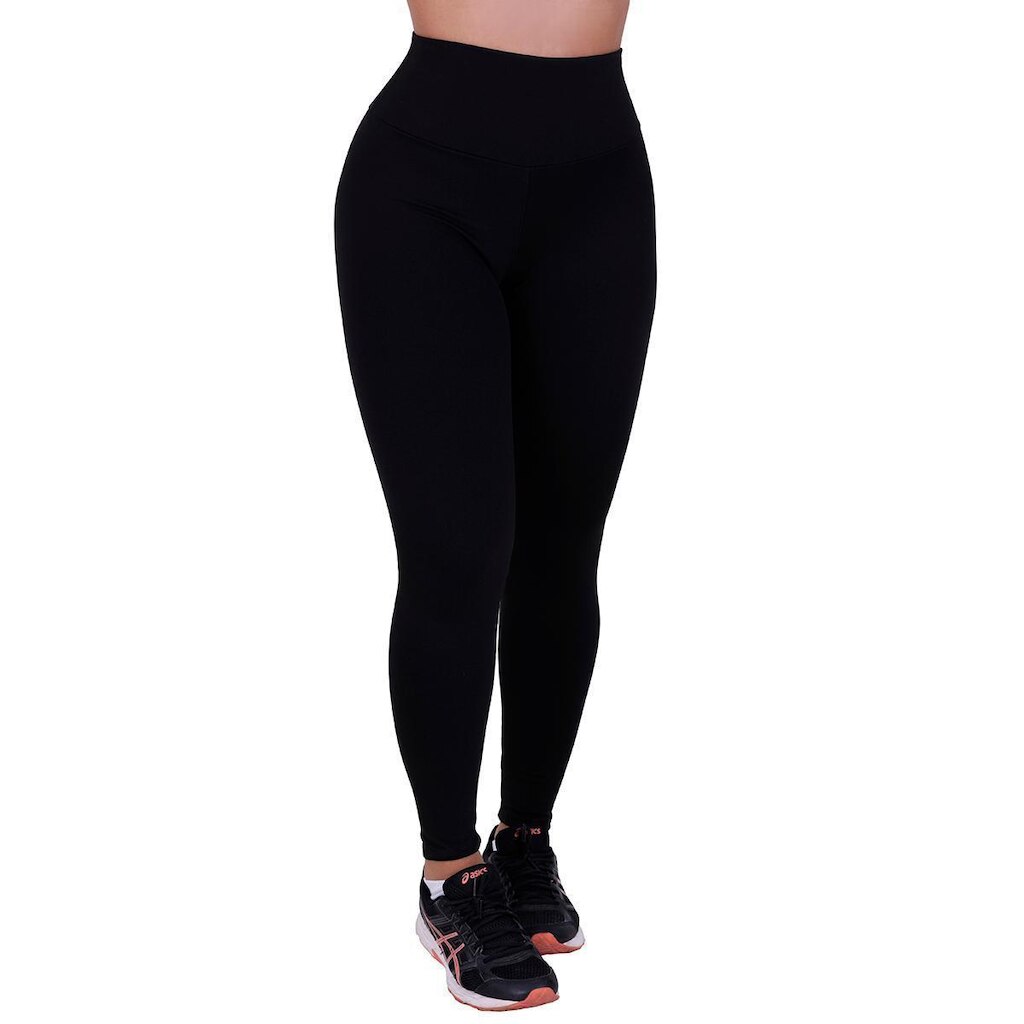 Calça Legging Feminina Cós Alto Suplex Térmica Peluciada Forrada