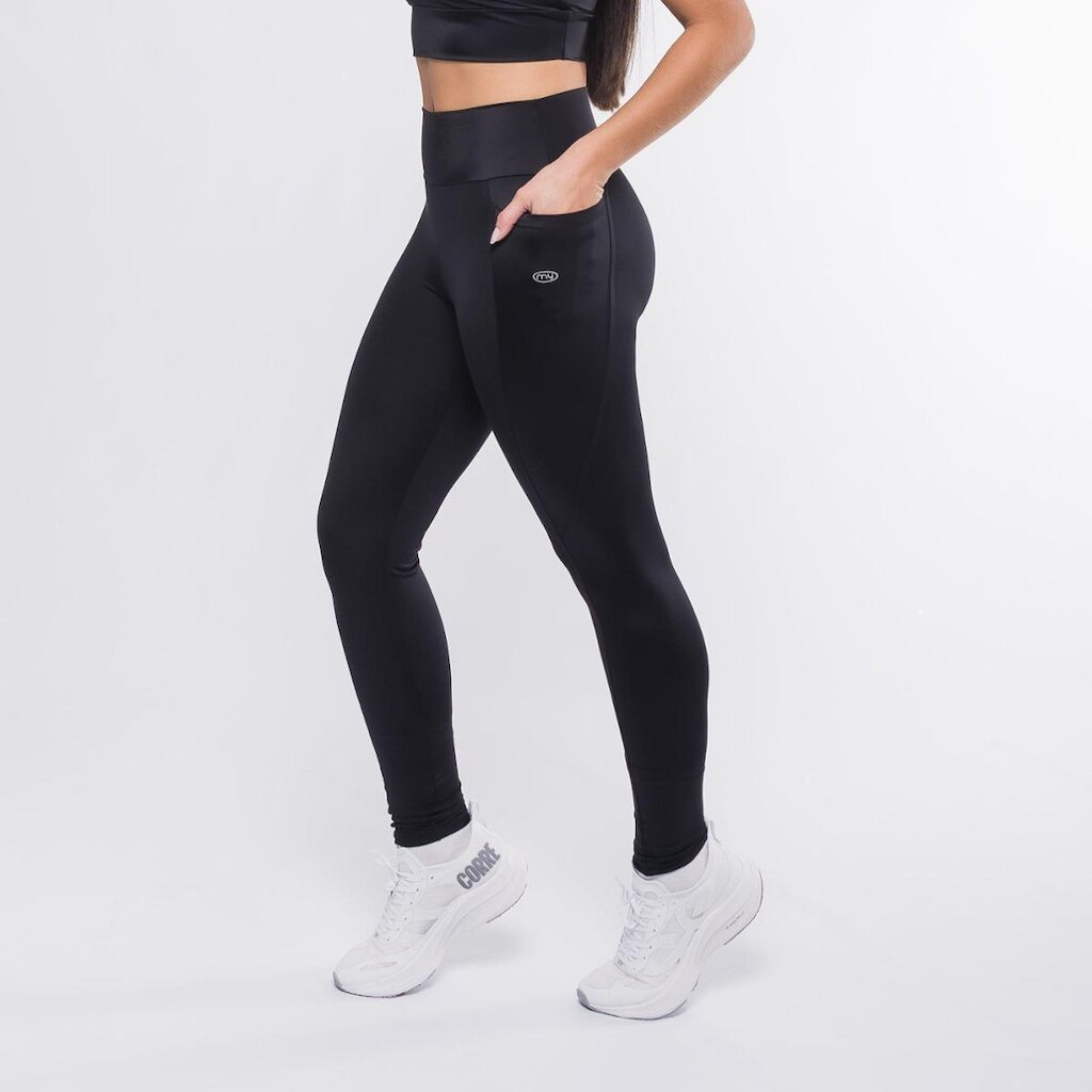 Calca Legging Feminina Marcio May Fitness com bolso Glow