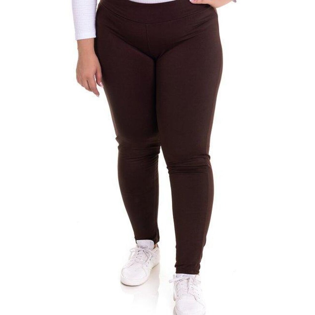 Calça Legging Feminina Plus Size Peluciada - Serena