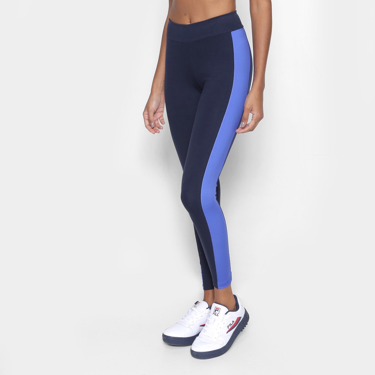 Calça Legging Fila Ease II Feminina - Marinho+Royal é ruim? Calça Legging Fila Ease II Feminina - Marinho+Royal é boa?