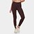 Calça Legging Fila Flat Life II Feminina - Marrom Escuro