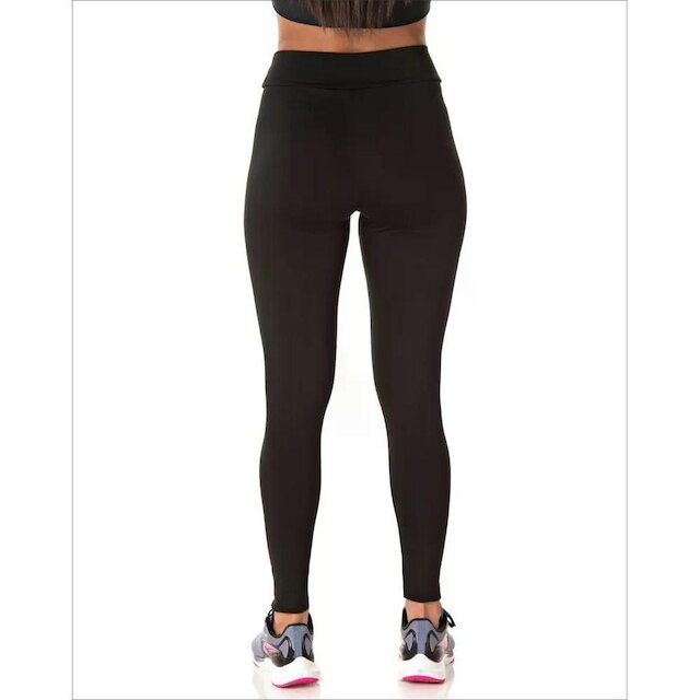 Calça Legging Fitness Feminina Suplex Cintura Alta Mirante