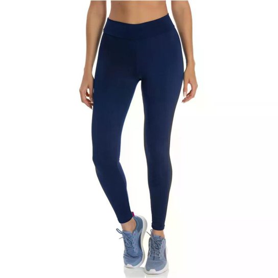 Calça Legging Fitness Feminina Suplex Cintura Alta Mirante