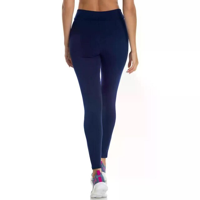 Calça Legging Fitness Feminina Suplex Cintura Alta Mirante