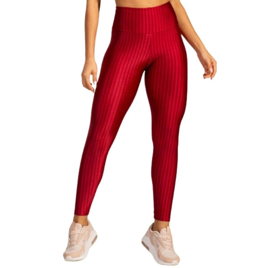 Calça Legging Fitness New Zig 3D Serra e Mar Cós Alto Roupa Para Academia Treino Moda Feminina